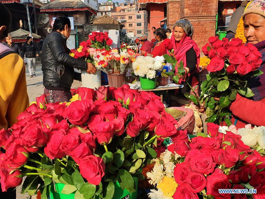 NEPAL-KATHMANDU-VALENTINE'S DAY-CELEBRATION