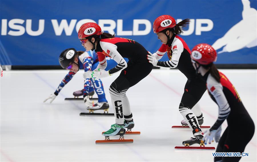 (SP)THE NETHERLANDS-DORDRECHT-ISU WORLD CUP-SHORT TRACK