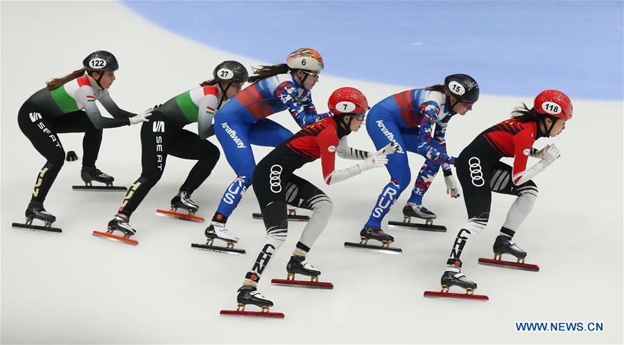 (SP)THE NETHERLANDS-DORDRECHT-ISU WORLD CUP-SHORT TRACK