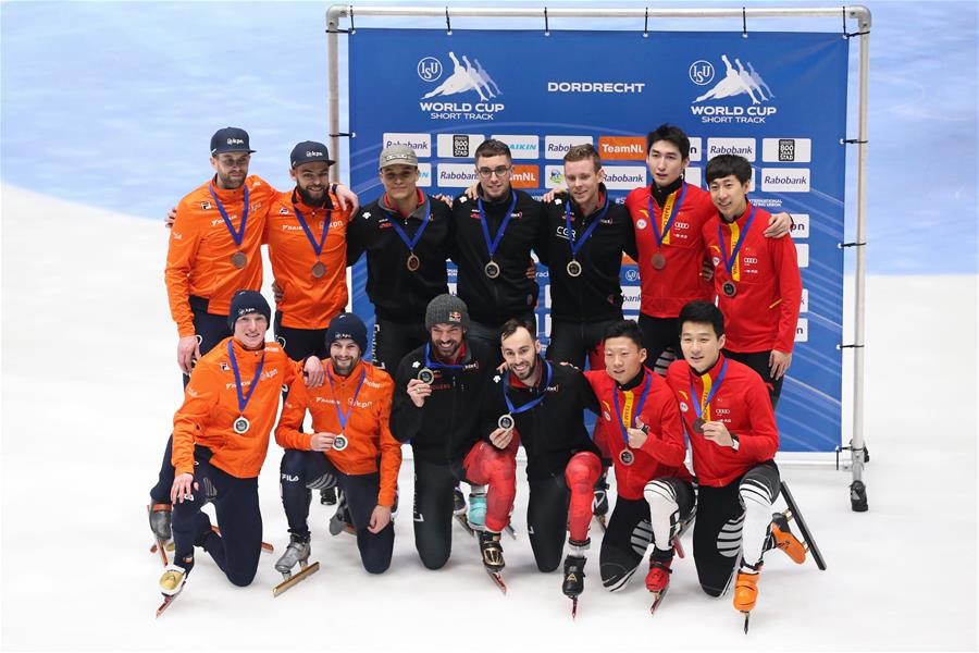 (SP)THE NETHERLANDS-DORDRECHT-ISU WORLD CUP-SHORT TRACK
