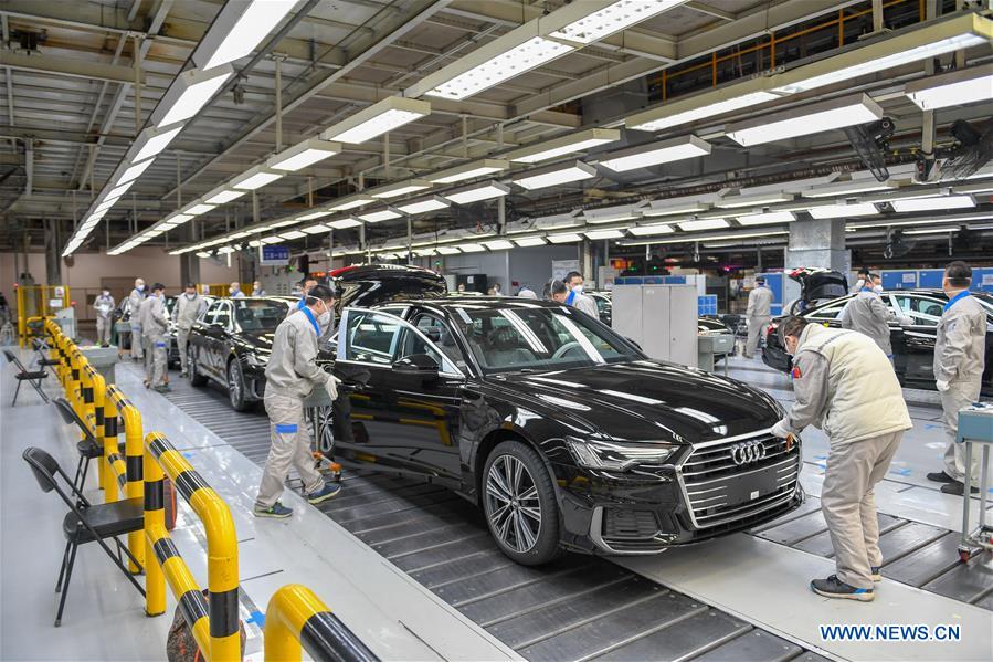 CHINA-JILIN-CHANGCHUN-FAW-VOLKSWAGEN-PRODUCTION-RESUMPTION (CN)