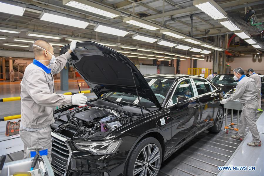 CHINA-JILIN-CHANGCHUN-FAW-VOLKSWAGEN-PRODUCTION-RESUMPTION (CN)