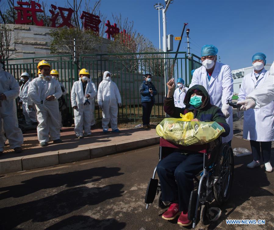 CHINA-HUBEI-WUHAN-LEISHENSHAN HOSPITAL-CURED PATIENTS (CN)