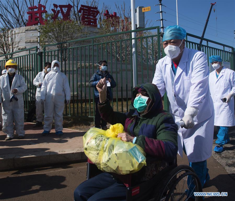 CHINA-HUBEI-WUHAN-LEISHENSHAN HOSPITAL-CURED PATIENTS (CN)