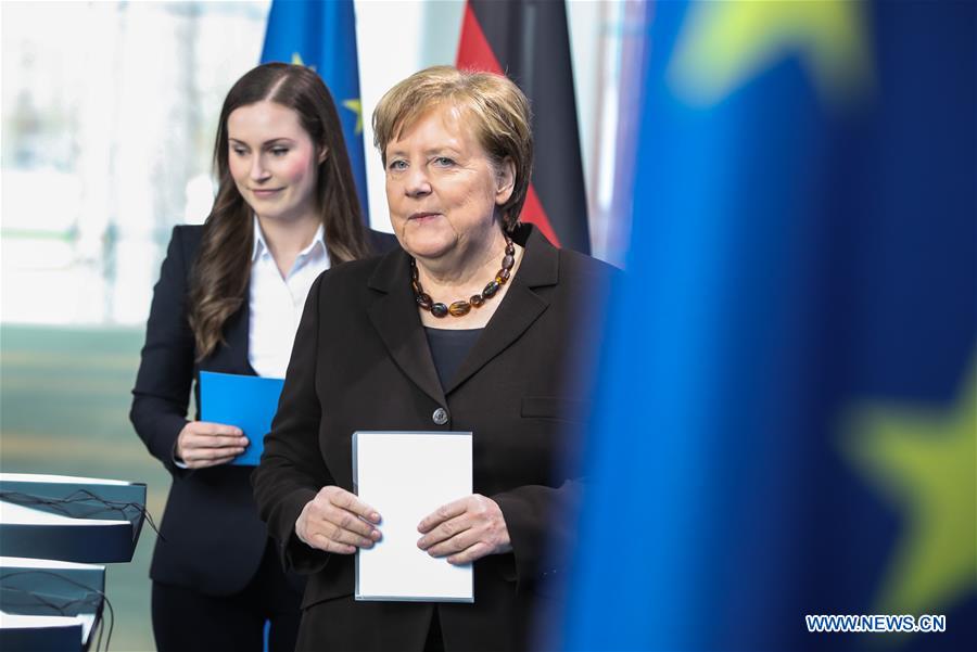 GERMANY-BERLIN-FINLAND-PM-VISIT