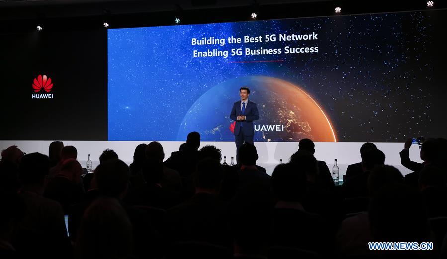 BRITAIN-LONDON-HUAWEI-PRODUCT AND SOLUTION-LAUNCH 