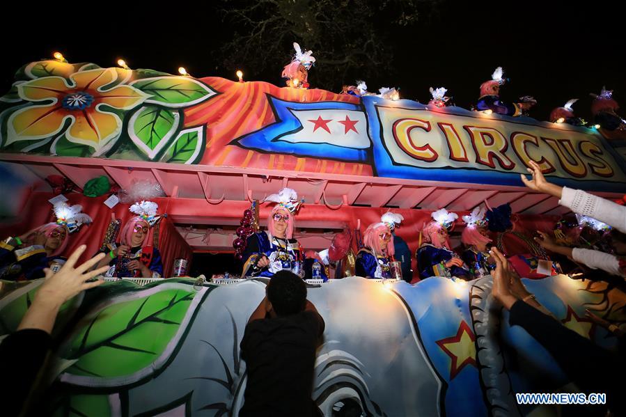 In pics Krewe of Nyx parade in New Orleans of Louisiana, U.S. Xinhua