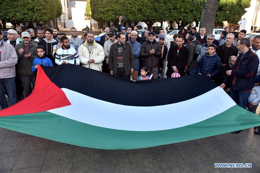 MOROCCO-RABAT-PROTEST-U.S. PEACE PLAN