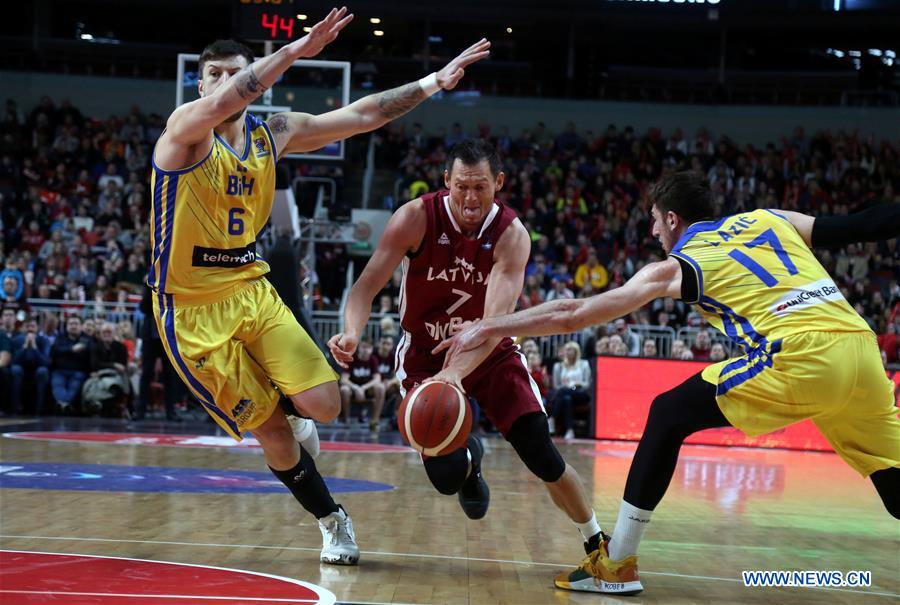 (SP)LATVIA-RIGA-BASKETBALL-FIBA EUROBASKET 2021 QUALIFIERS-LAT VS BIH