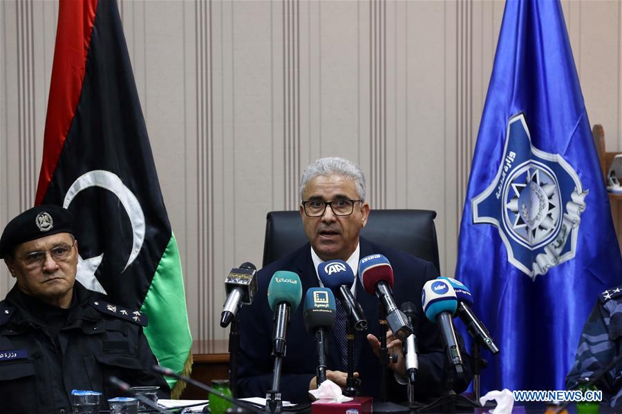 LIBYA-TRIPOLI-INTERIOR MINISTER-PRESS CONFERENCE