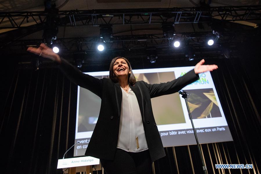 FRANCE-PARIS-ANNE HIDALGO-MAYOR-CAMPAIGN 