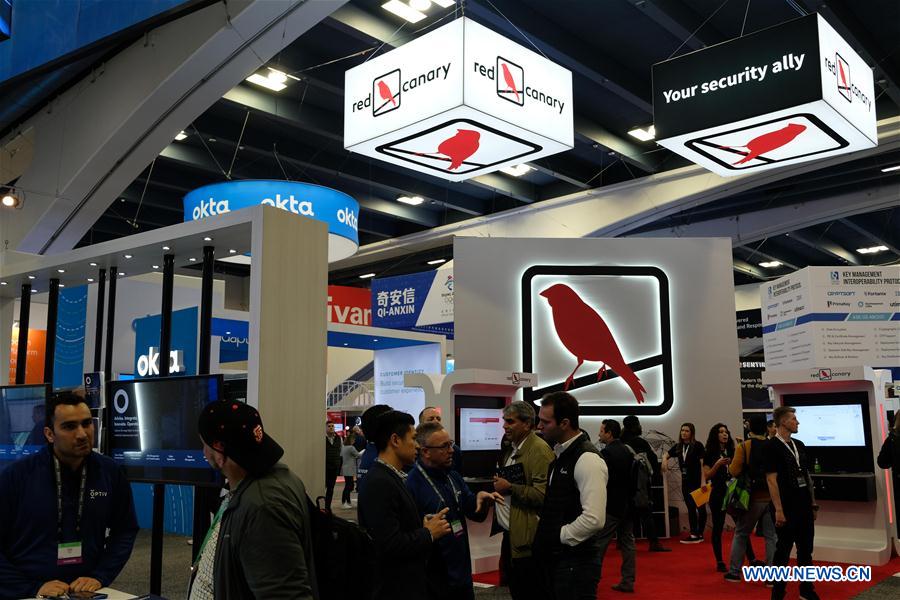 People visit RSA cyber security conference in San Francisco Xinhua