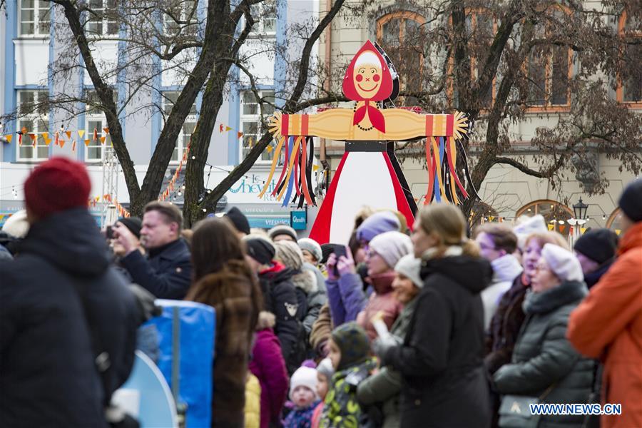 LATVIA-RIGA-MASLENITSA FESTIVAL 