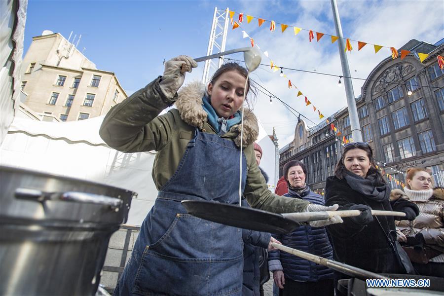 LATVIA-RIGA-MASLENITSA FESTIVAL 