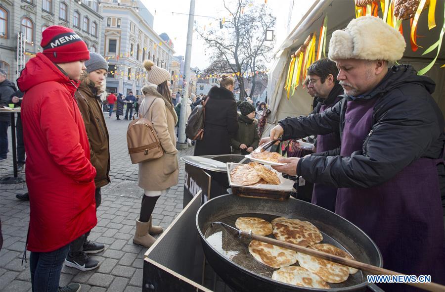 LATVIA-RIGA-MASLENITSA FESTIVAL 