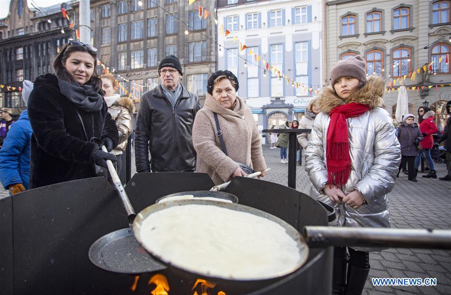 LATVIA-RIGA-MASLENITSA FESTIVAL 