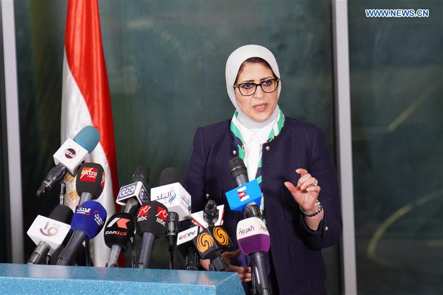 EGYPT-CAIRO-HEALTH MINISTER-NOVEL CORONAVIRUS-SOLIDARITY