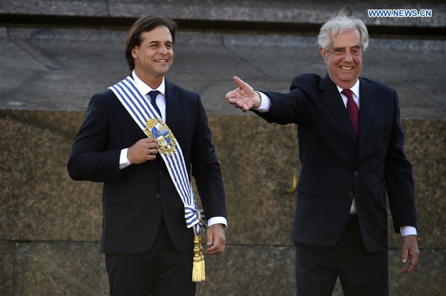 URUGUAY-MONTEVIDEO-PRESIDENT-INAUGURATION-LUIS LACALLE POU 