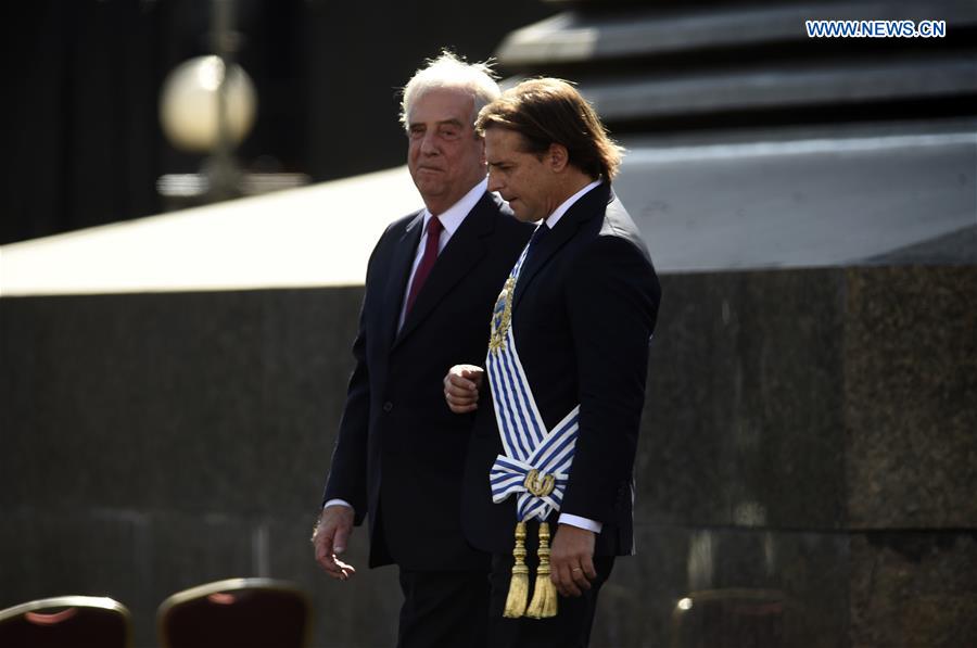 URUGUAY-MONTEVIDEO-PRESIDENT-INAUGURATION-LUIS LACALLE POU 