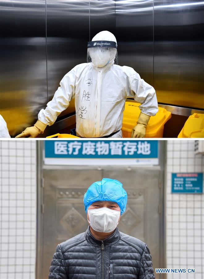 CHINA-HUBEI-XIAOGAN-SANITATION WORKERS IN HOSPITALS (CN)