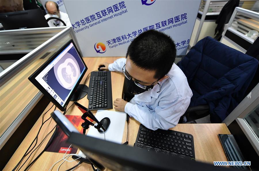 CHINA-TIANJIN-NOVEL CORONAVIRUS-INTERNET HOSPITAL-ONLINE CLINIC (CN)