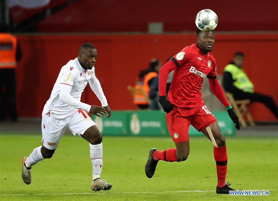 (SP)GERMANY-LEVERKUSEN-FOOTBALL-GERMAN CUP-LEVERKUSEN VS UNION BERLIN