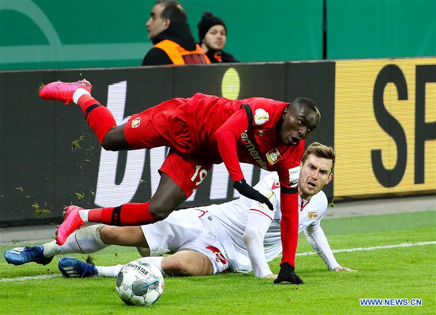 (SP)GERMANY-LEVERKUSEN-FOOTBALL-GERMAN CUP-LEVERKUSEN VS UNION BERLIN