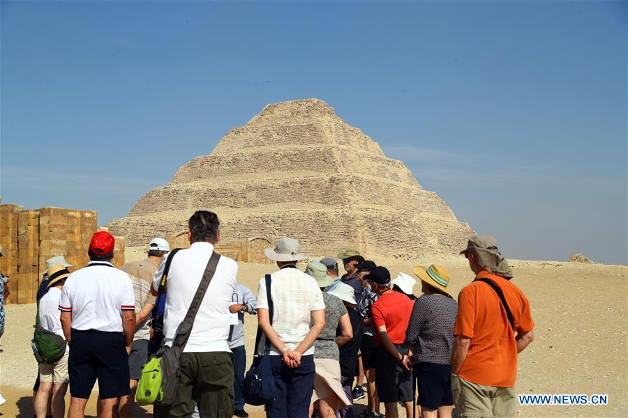 EGYPT-GIZA-STEP PYRAMID-RESTORATION-COMPLETION