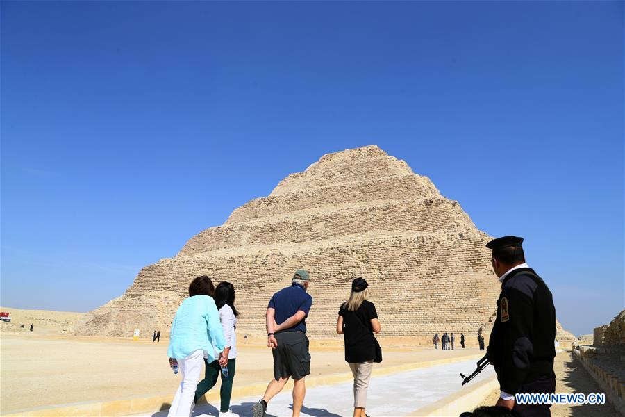 EGYPT-GIZA-STEP PYRAMID-RESTORATION-COMPLETION