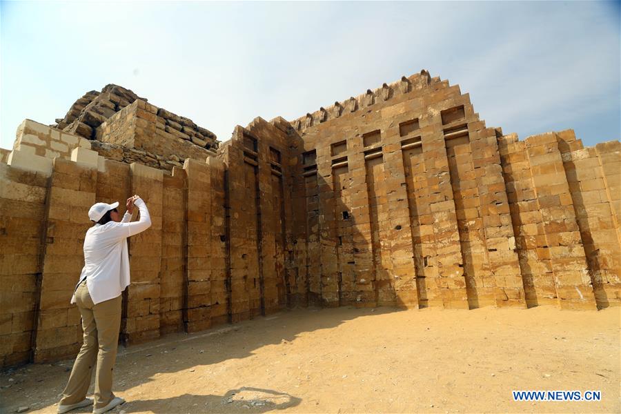 EGYPT-GIZA-STEP PYRAMID-RESTORATION-COMPLETION