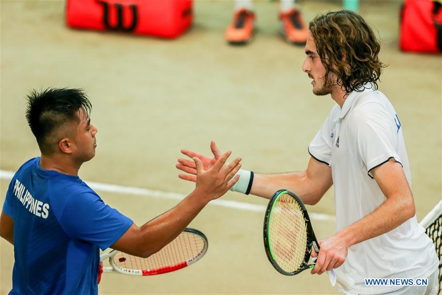 (SP)PHILIPPINES-MANILA-TENNIS-DAVIS CUP-GREECE VS PHILIPPINES