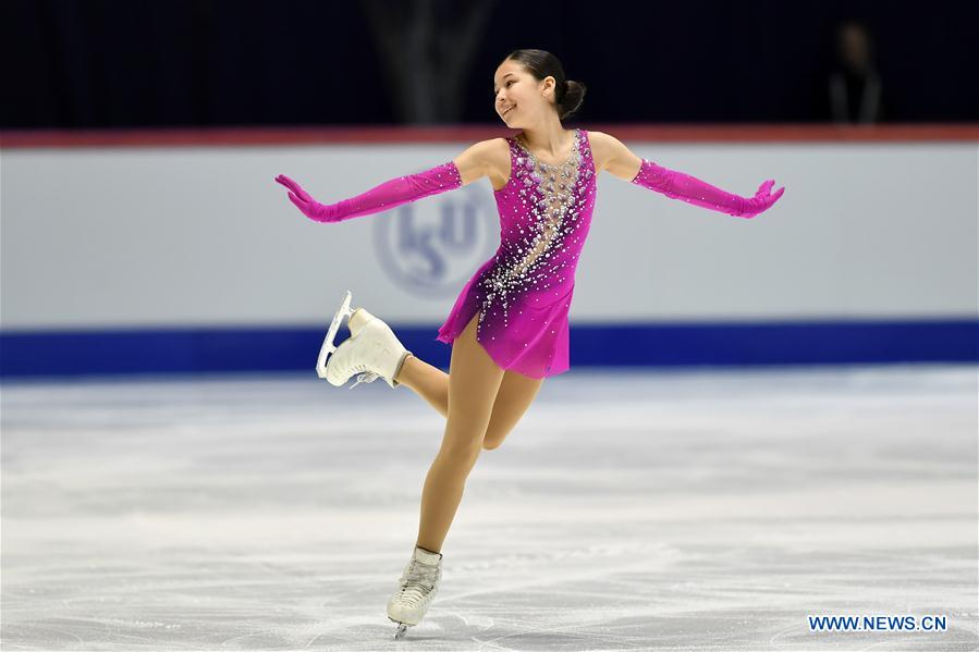 (SP)ESTONIA-TALLINN-ISU-FIGURE SKATING-WORLD JUNIOR CHAMPIONSHIPS-LADIES' SHORT PROGRAM