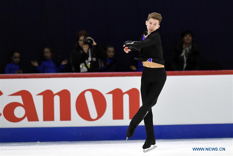 (SP)ESTONIA-TALLINN-ISU-FIGURE SKATING-WORLD JUNIOR CHAMPIONSHIPS-MEN"S FREE SKATING