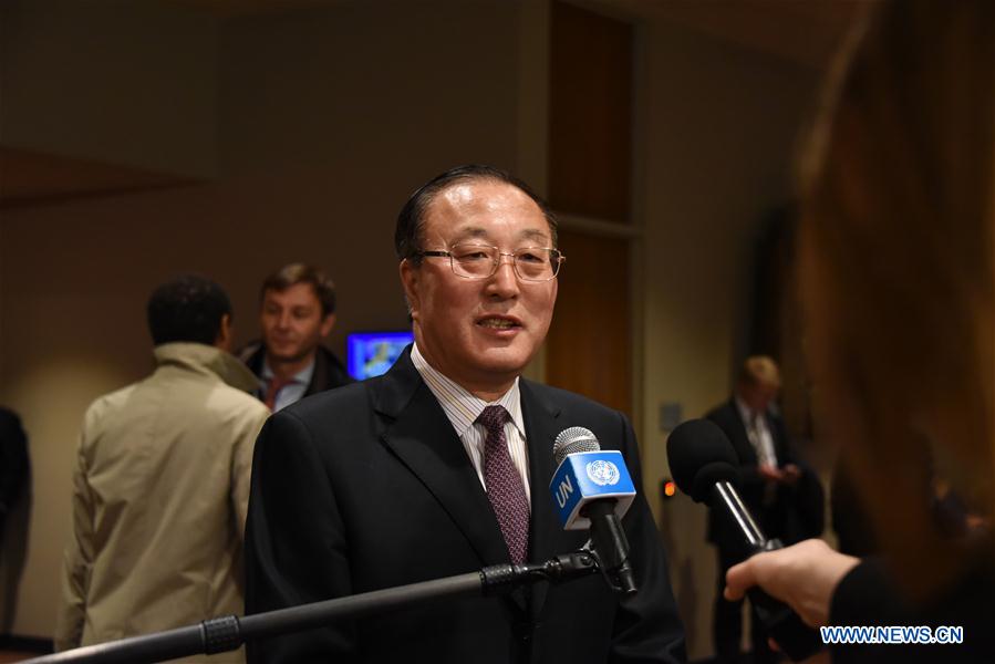 UN-SECURITY COUNCIL-CHINA ENVOY-SYRIA 