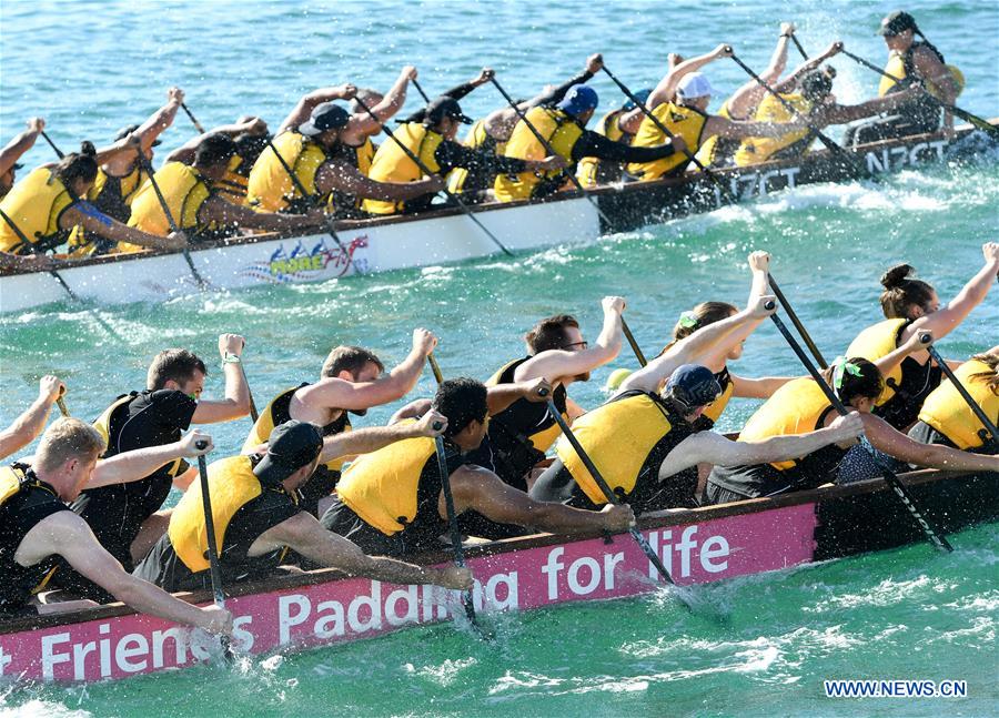 (SP)NEW ZEALAND-WELLINGTON-DRAGON BOAT FESTIVAL