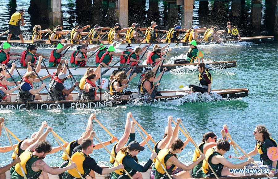 (SP)NEW ZEALAND-WELLINGTON-DRAGON BOAT FESTIVAL