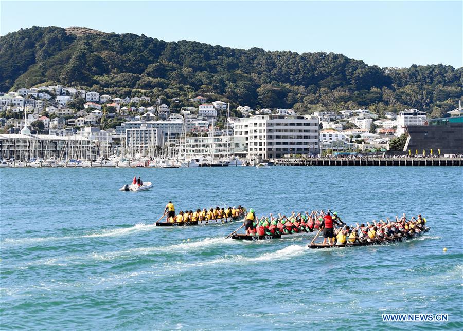 (SP)NEW ZEALAND-WELLINGTON-DRAGON BOAT FESTIVAL