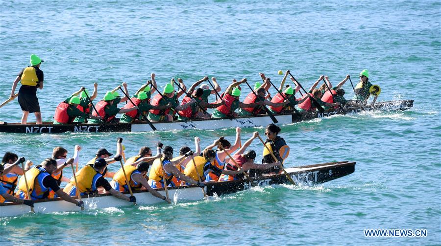 (SP)NEW ZEALAND-WELLINGTON-DRAGON BOAT FESTIVAL