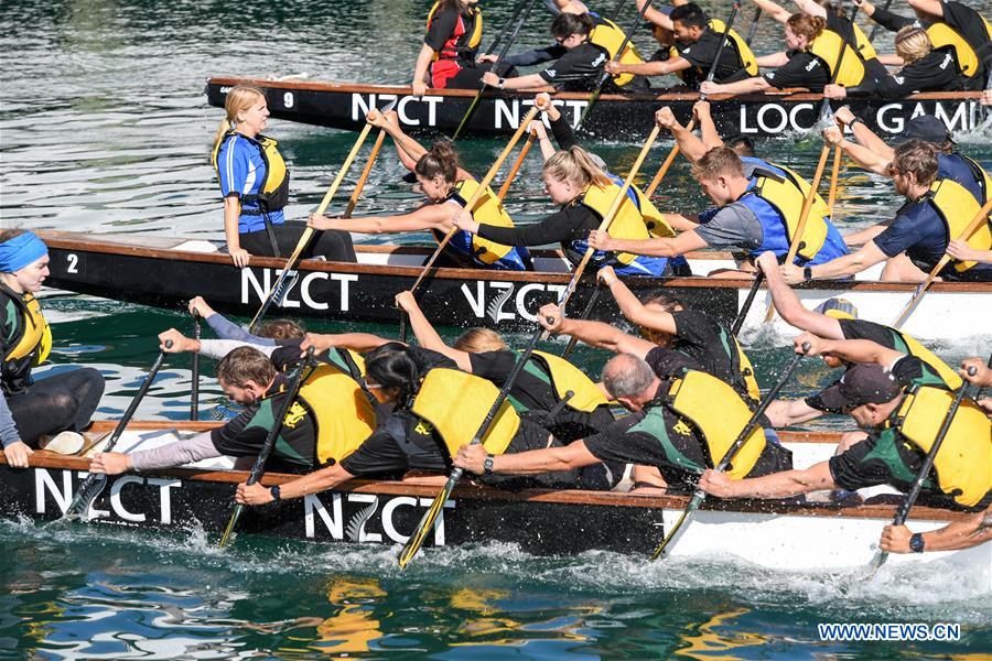 (SP)NEW ZEALAND-WELLINGTON-DRAGON BOAT FESTIVAL