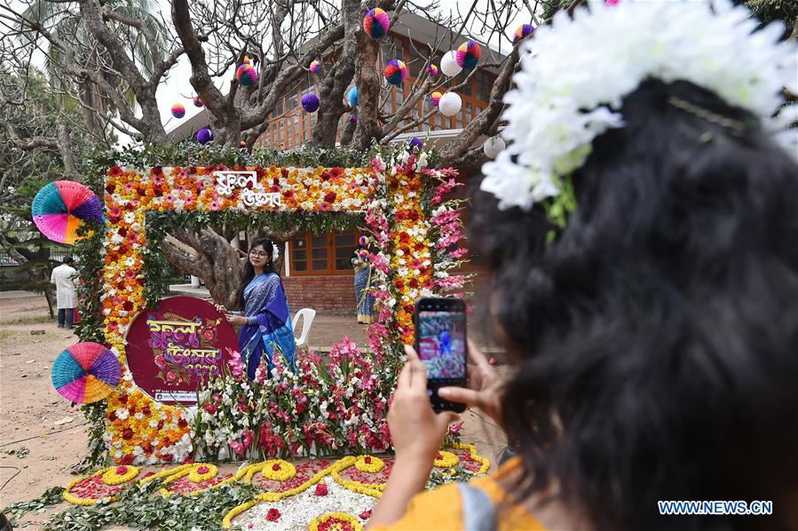 BANGLADESH-DHAKA-WOMEN'S DAY-FLOWER FESTIVAL