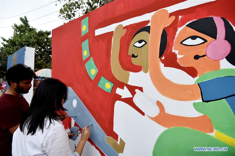 BANGLADESH-DHAKA-WOMEN'S DAY-GRAFFITI