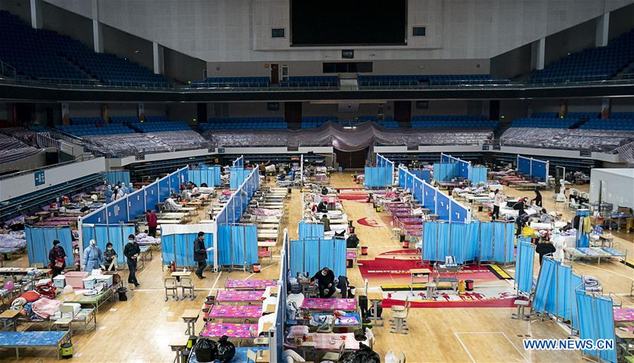 CHINA-HUBEI-WUHAN-MAKESHIFT HOSPITAL-PATIENT DECREASING (CN)