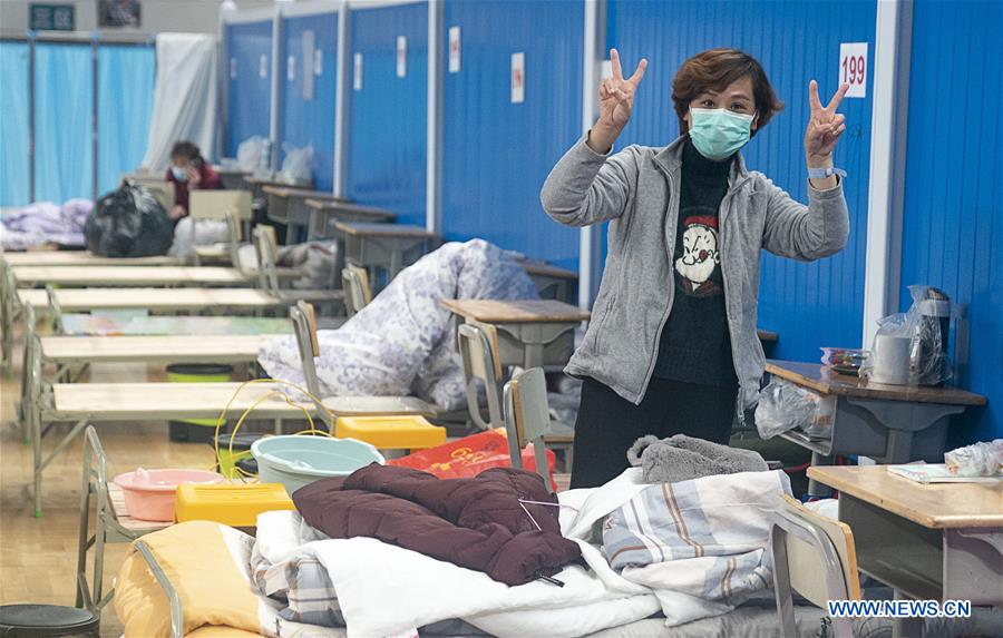 CHINA-HUBEI-WUHAN-MAKESHIFT HOSPITAL-PATIENT DECREASING (CN)