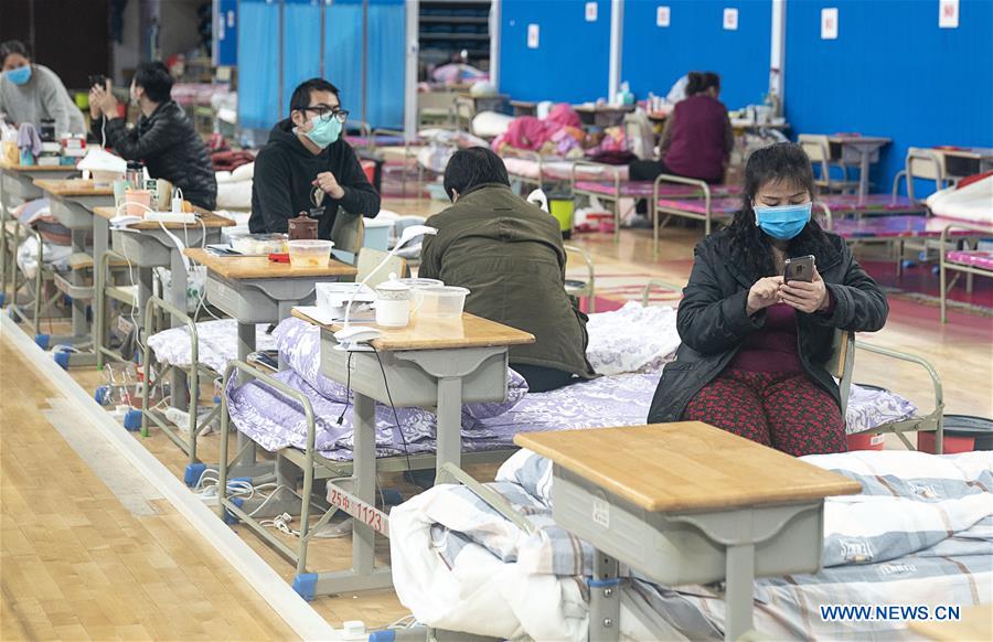 CHINA-HUBEI-WUHAN-MAKESHIFT HOSPITAL-PATIENT DECREASING (CN)