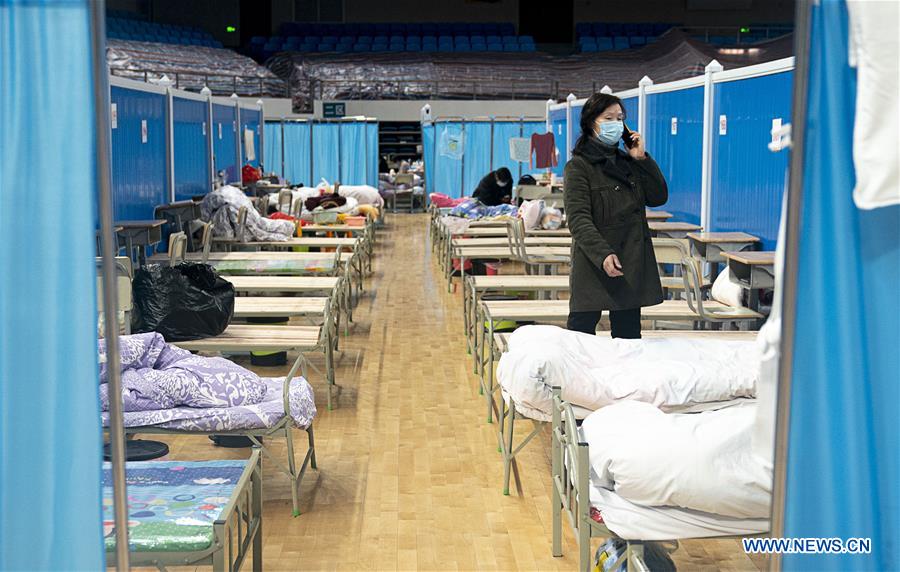 CHINA-HUBEI-WUHAN-MAKESHIFT HOSPITAL-PATIENT DECREASING (CN)