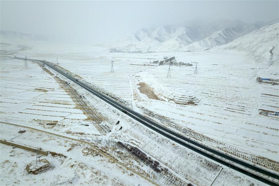 CHINA-GANSU-SNOW SCENERY (CN)