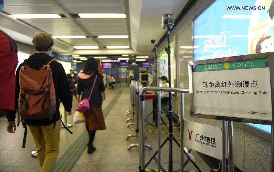 CHINA-GUANGDONG-METRO LINE-EPIDEMIC PROTECTION (CN)