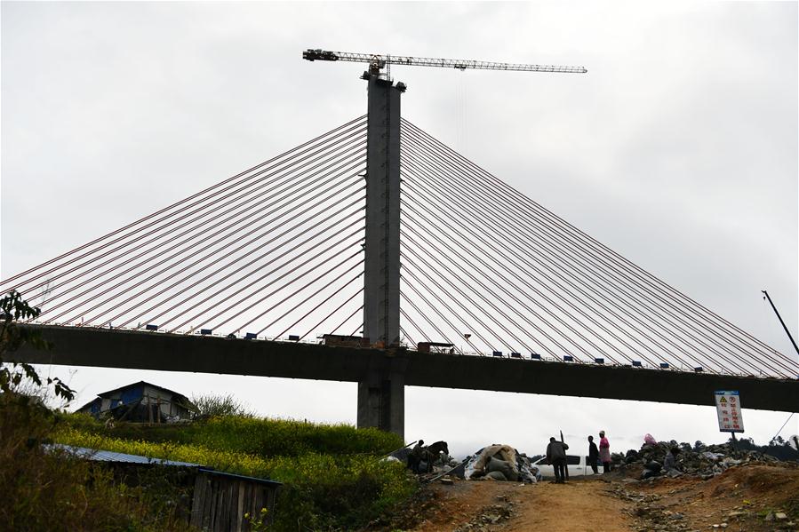 CHINA-GUIZHOU-QINGSHUI RIVER-BRIDGE-CONSTRUCTION (CN)