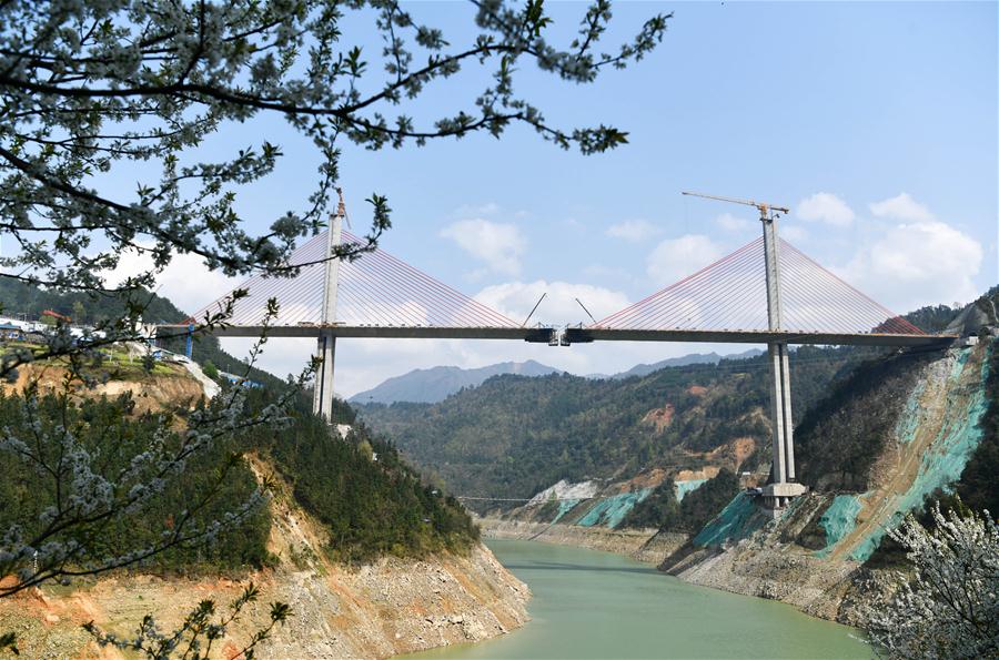 CHINA-GUIZHOU-QINGSHUI RIVER-BRIDGE-CONSTRUCTION (CN)