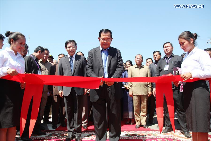 CAMBODIA-CHINA-FUNDED ROAD-INAUGURATION